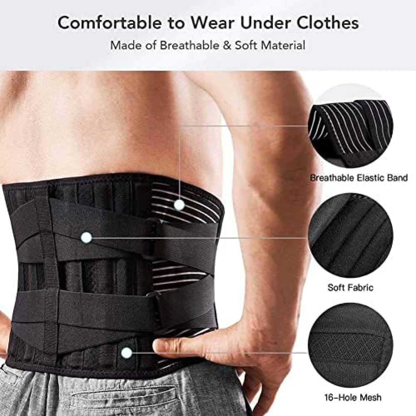 Cinturón De Soporte Para La Espalda Con Soporte De Resorte Para Hombres Y Mujeres, Cinturón Lumbar Inferior Para Mujeres Y Hombres, Prevención De Lesiones Ciática, Hernia De Disco,METRO,Bonny369