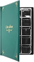CenterZ 150 Pockets Coin Album Green - Penny Collecting Book for Souvenir Coins, Pressed Pennies, Quarters & Hobby Storage