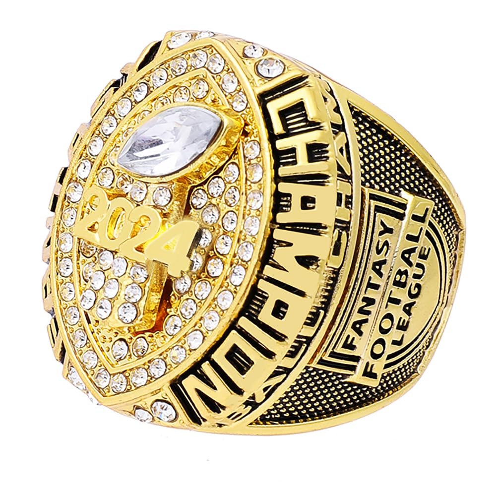 Snapklik.com : Noblehead 2024 Fantasy Football Ring Heavy FFL Champion ...