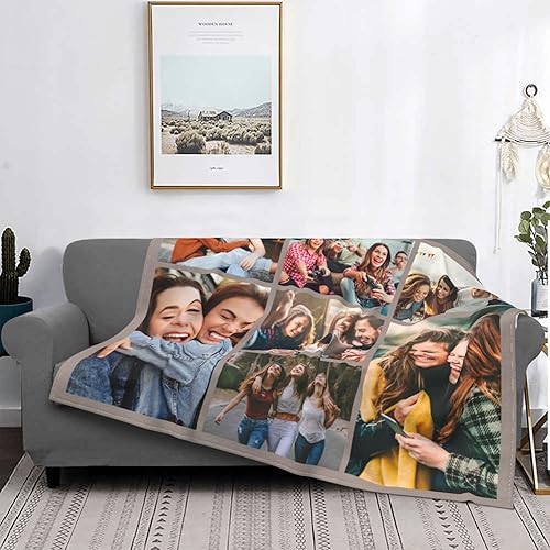 Miniatura 8 de Manta personalizada con foto, manta personalizada con foto para bebé, madre, padre, adultos, amigos, amantes, perros, mascotas, en cumpleaños,