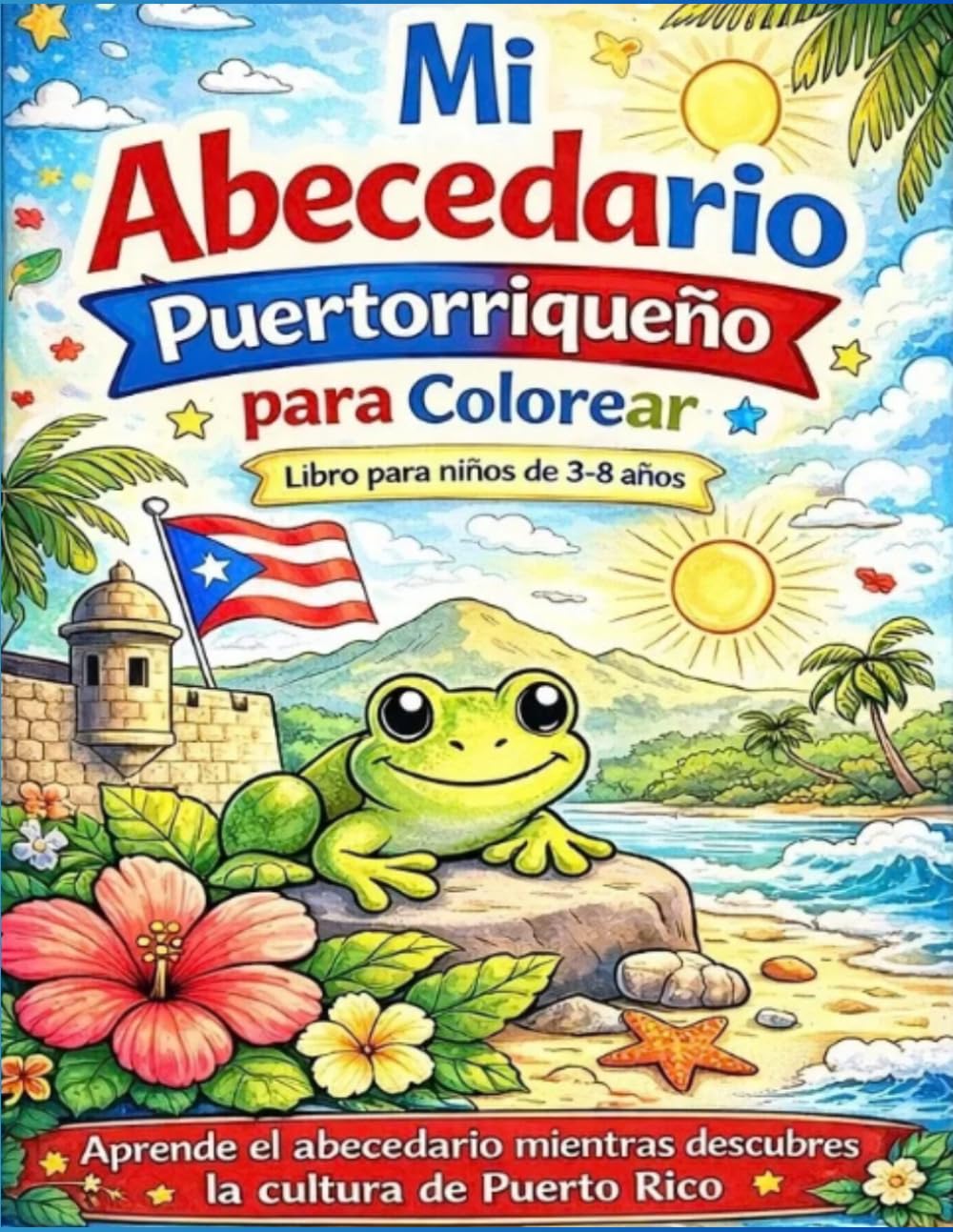 Mi Abecedario Puertorriqueño para Colorear