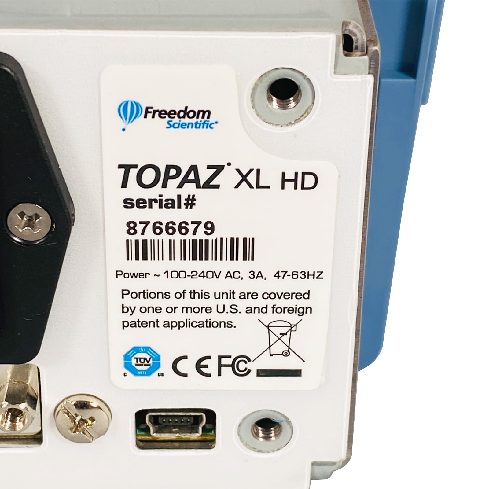 ○ Freedom Scientific TOPAZ XL HD プレミアム V206HQL トパーズacer 