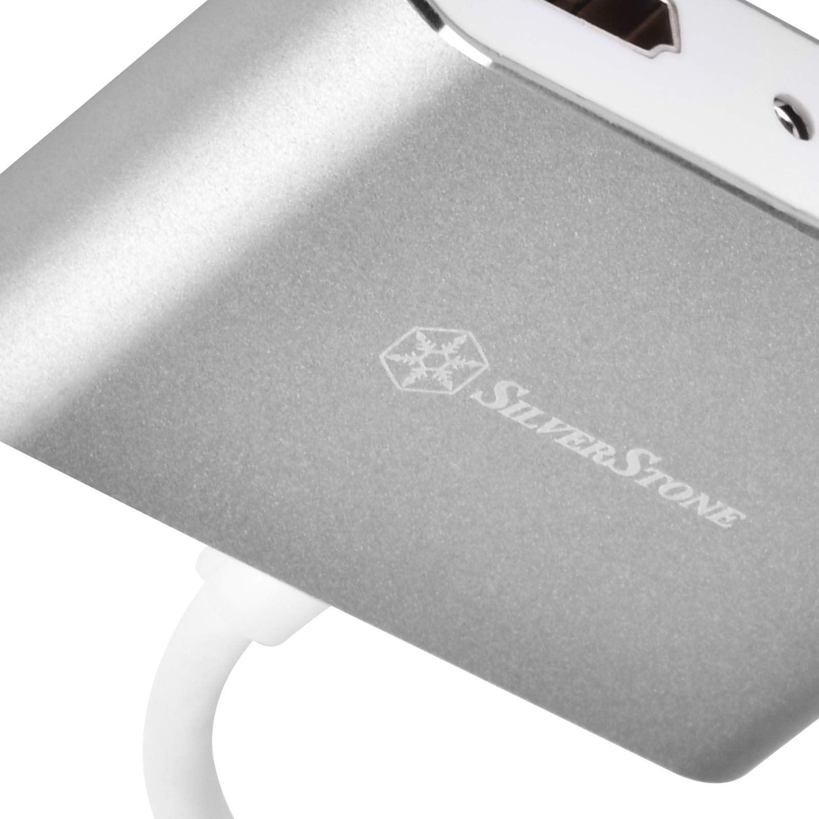SilverStone SST-EP16C - USB Type-C auf VGA & HDMI Adapter