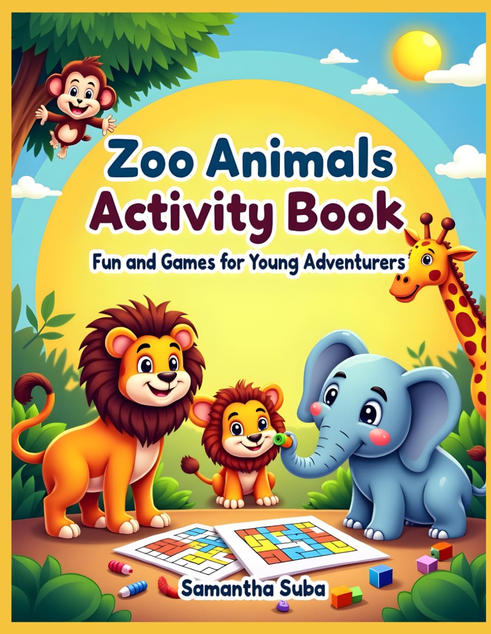 Zoo Animals Activity Book
