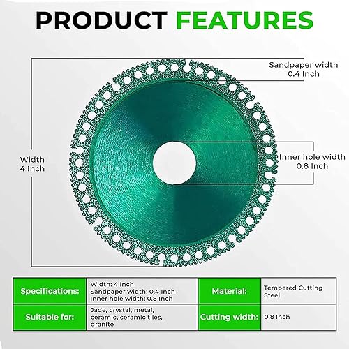 Miniatura 5 de Disco indestructible 3.0 - Corte todo en segundos Disco indestructible para amoladora angular Disco indestructible Disco indestructible 2.0 - Cut