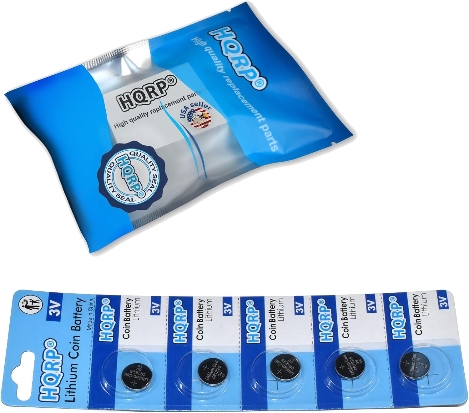 HQRP 5-Pack Battery Compatible with Vicks ComfortFlex, SpeedRead V912F-24 V912US Digital Thermometer