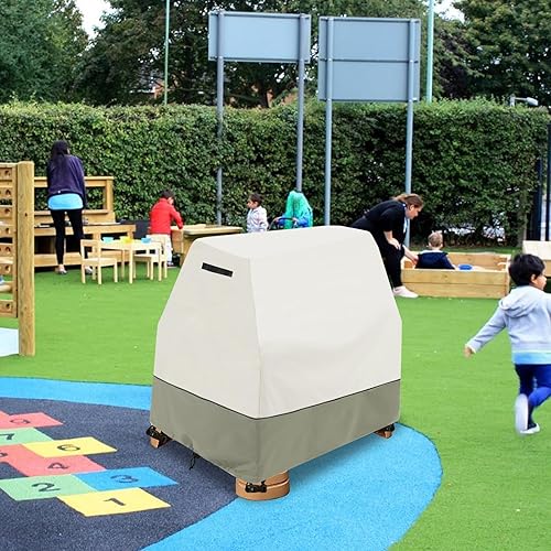 Miniatura 7 de Cubierta para mesa de agua para niños, resistente al aire libre, 600D, impermeable, anti-UV, a prueba de polvo, para niños, compatible con Step2