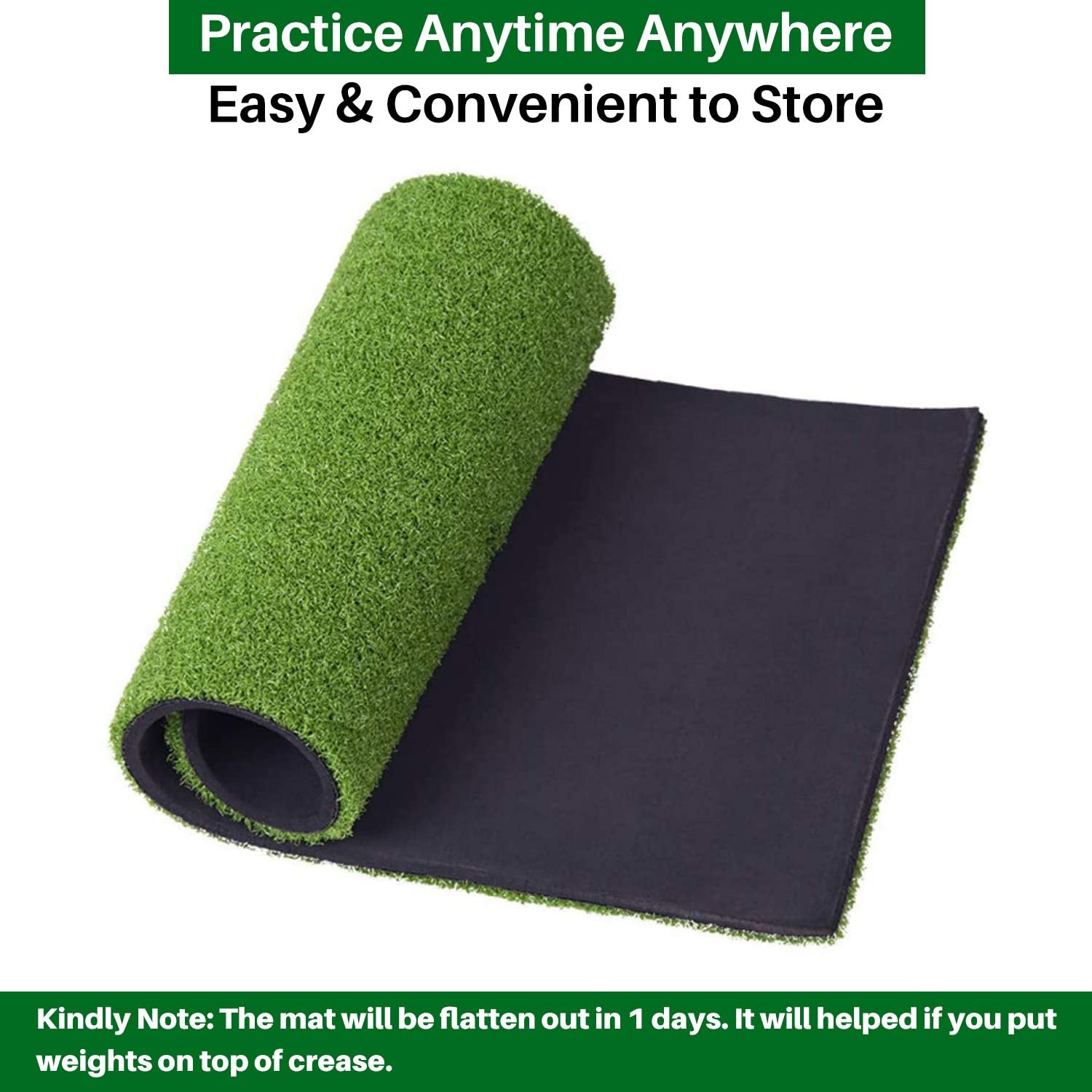 Golf Hitting Mat Commercial Grade Practice Mat for Hitting Driving Chipping with Premium Turf Backyard Home Use Indoor/Outdoor Mat for Pros & Beginners (5x5 ft) : Sports & Outdoors
