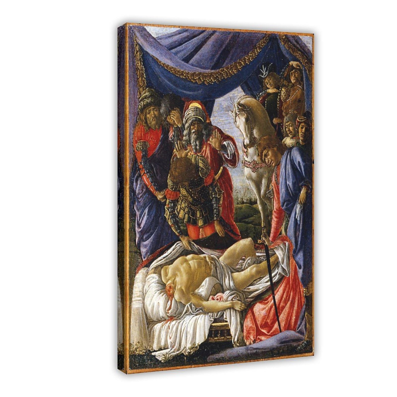 WCYB The Discovery of Holofernes' Corpse Judith Returns from The Enemy Camp at Bethulia by Sandro Botticelli Renaissance Posters Prints Canvas Deco Paintin