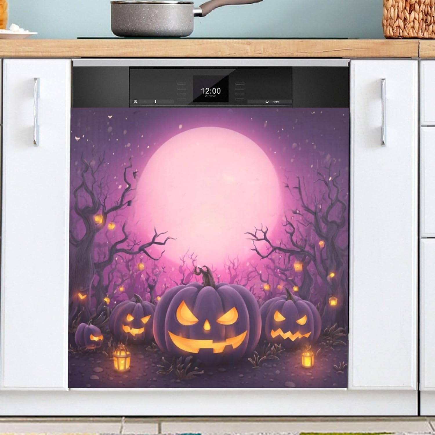 Christmas Snowman Scarf Light Blue Dishwasher Magnet Cover Kitchen Decal Dishwasher Sticker Reusable Dishwasher Cover Decorative for Cabinets Panel Home Appliances 23x26 Inches