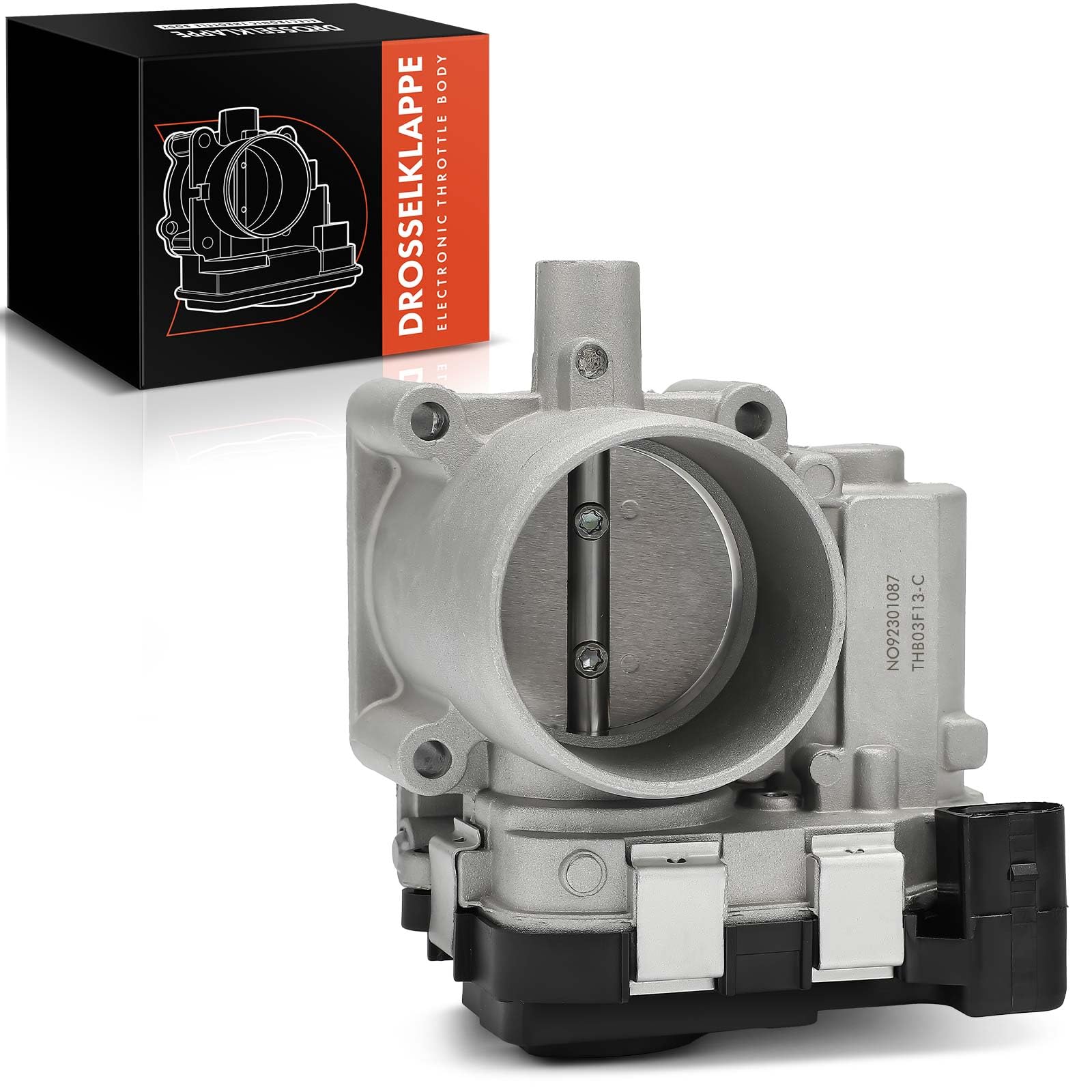 Frankberg Válvula de mariposa Cuerpo de mariposa Compatible con Polo 6C1 6R1 1.2L Golf VII 5G1 BE1 BE2 BQ1 1.4L Golf Sportsvan AM1 AN1 1.4L Golf VII 5G1 BE1 BE2 BQ1 1.2L Golf VI 5K1 1.2L 03F133062E