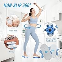 Vista 3 de Tabla giratoria de abdominales, tabla de ejercicios Twister, ejercicio de disco de torsión de cintura, ejercicio de tabla de abdominales