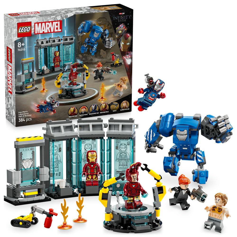 LEGO | Marvel Laboratorium Iron Mana: Zbrojownia 76315