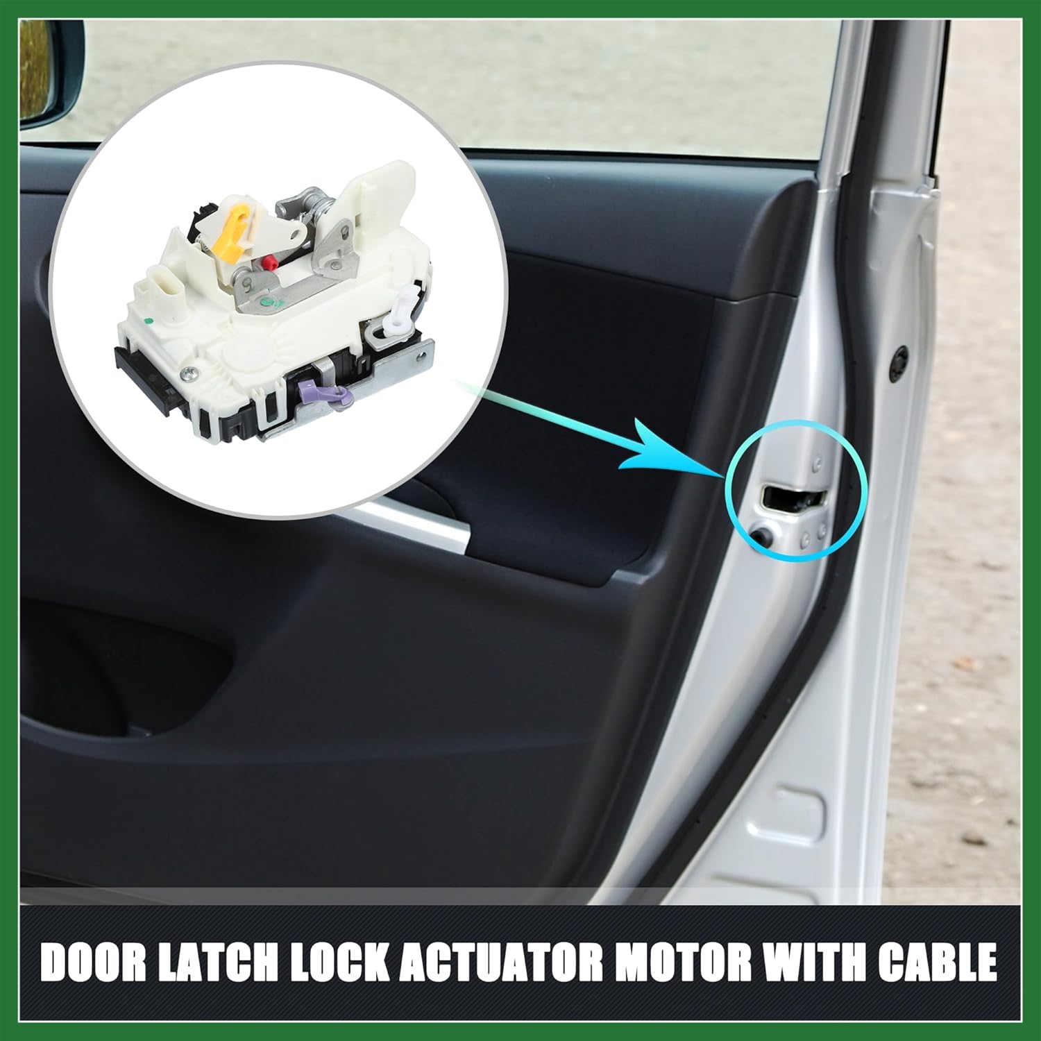 Motoforti Front Right Side Power Door Lock Actuator Motor for Ram 1500 2012-2018 for Jeep Compass 2011-2014 No.4589420AF Long-lasting
