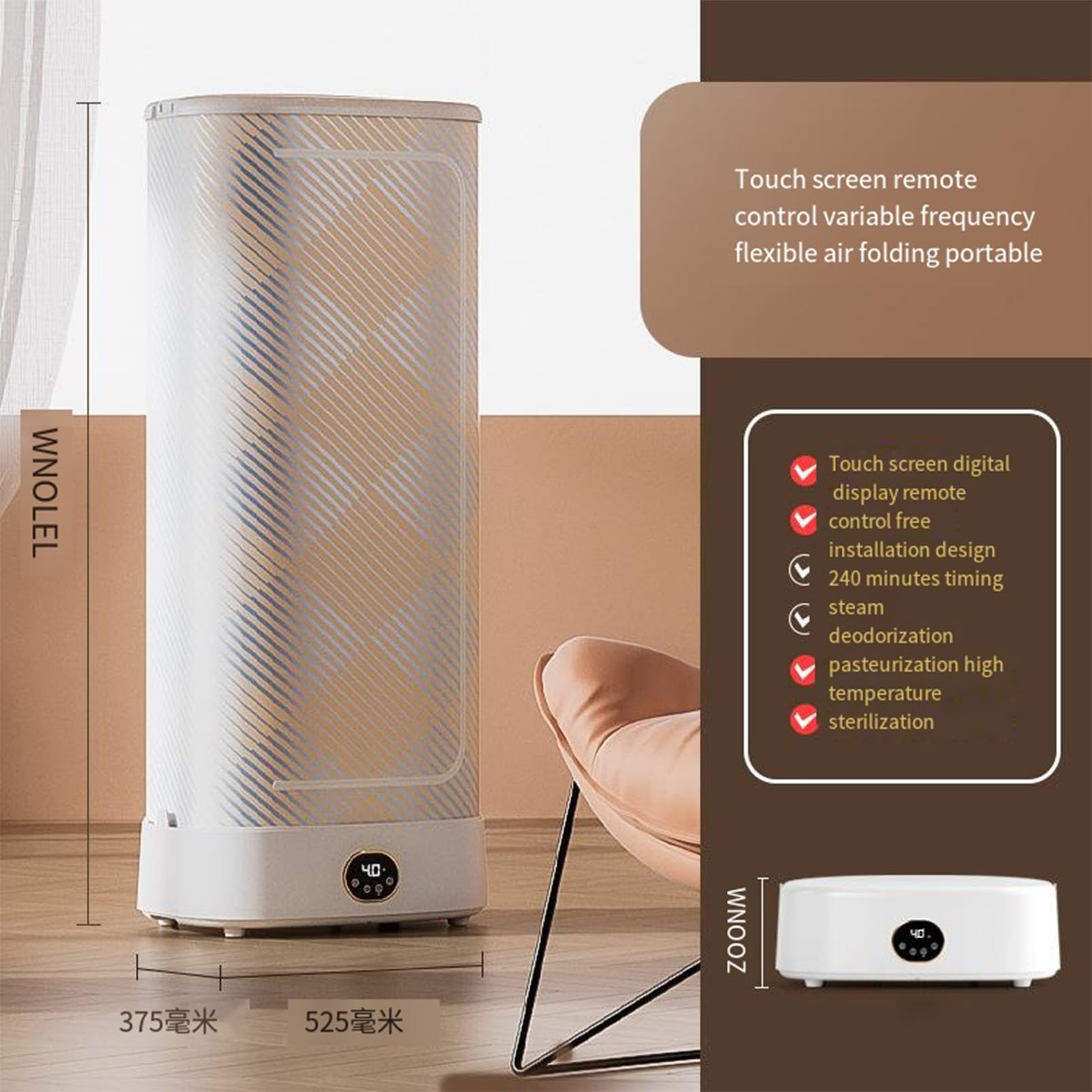 Machine à Repasser Automatique, Presses à Sécher, Vapeur à Séchage Rapide, Portable, Ménage