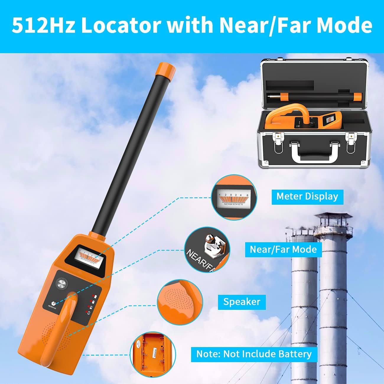 Amazon.com: Anysun 10 英尺(約30.5 公尺)管道影像檢測攝影機,附512Hz Sonde 和接收器,防水排水管道攝影機蛇,附7  英尺(約10.5 公尺)液晶顯示器DVR 記錄器(包括8GB SD