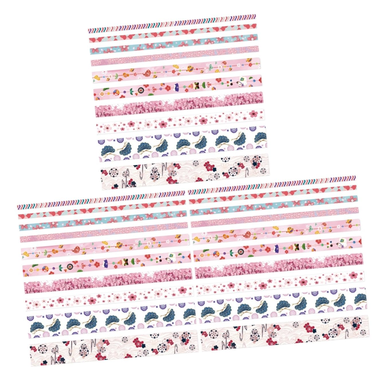 Operitacx 10rotoli Washi Tape Decorativo Nastro Adesivo Per Scrapbook e Fai Te Motivo Albero Di Ciliegio