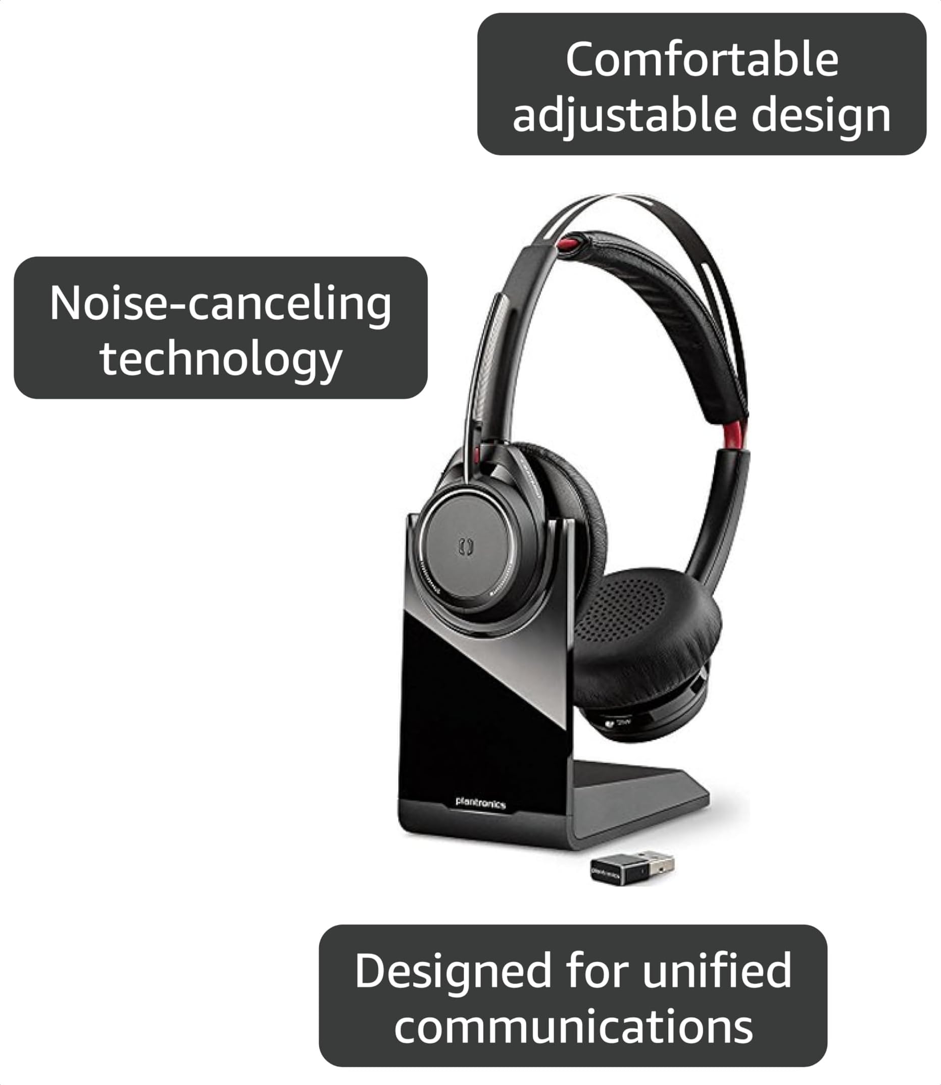 Amazon.com: PLANTRONICS 202652-01 - Plantronics Voyager Focus UC