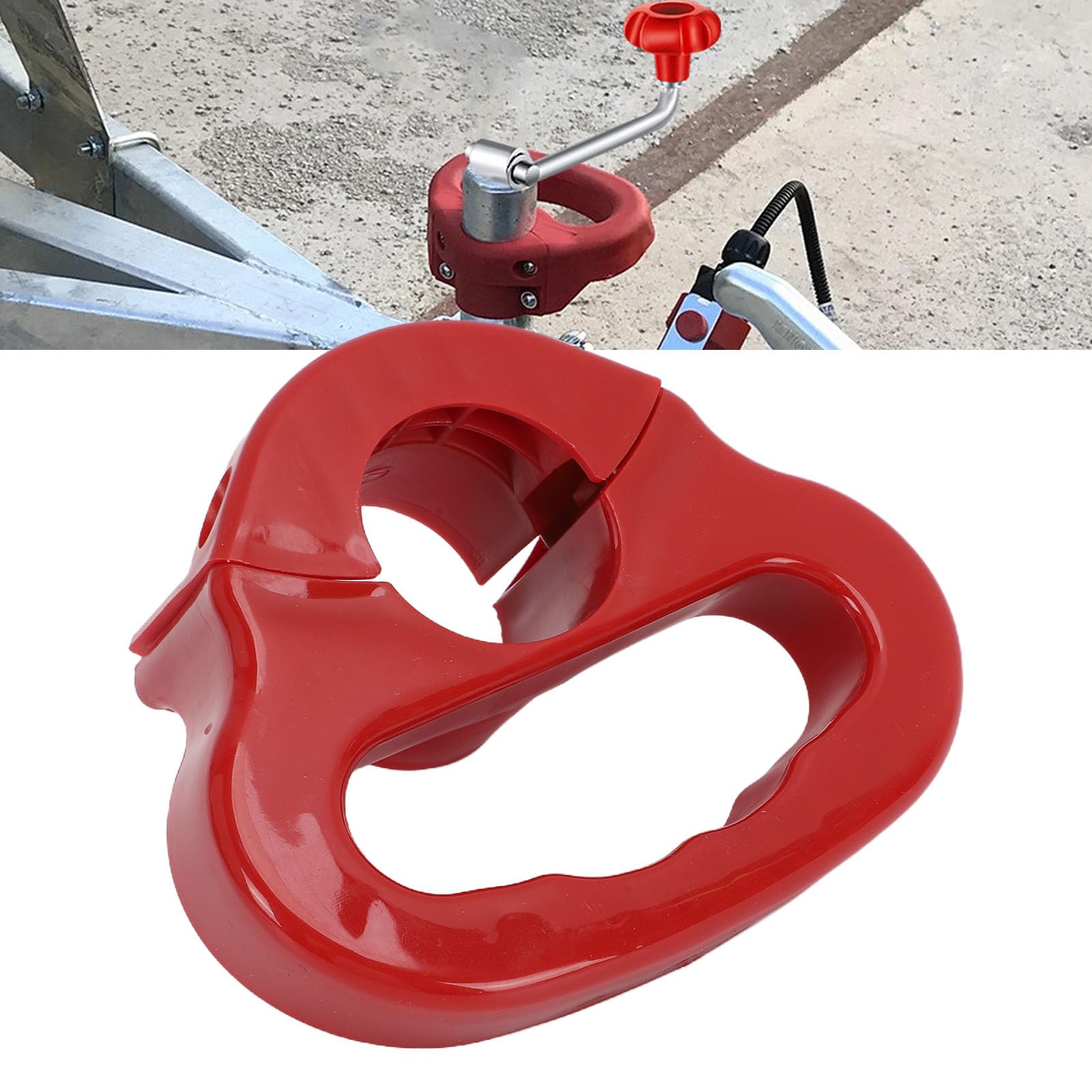 Akozon Uchwyt Wymienny Podnośnika do Przyczepy, Ergonomiczna Korba Ręczna