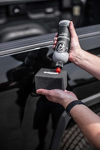 Miniatura 7 de Adam's Graphene VRT - Vinilo, goma, neumáticos y adornos de 16 onzas, protección UV duradera y repelente al agua, fórmula infundida de cerámica de