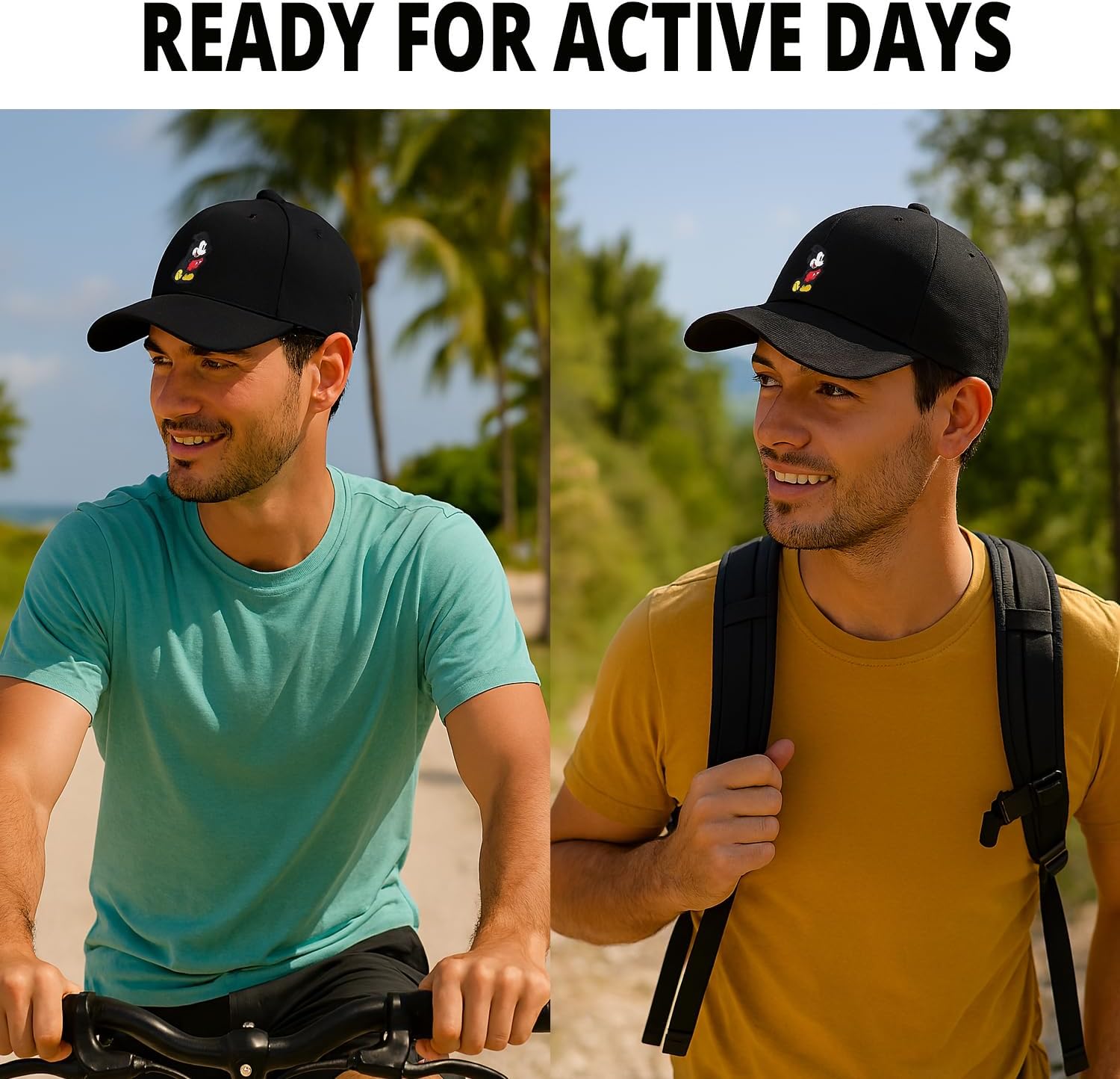 Disney Adult Baseball Cap, Mickey Mouse Adjustable Dad Hat - Image 7