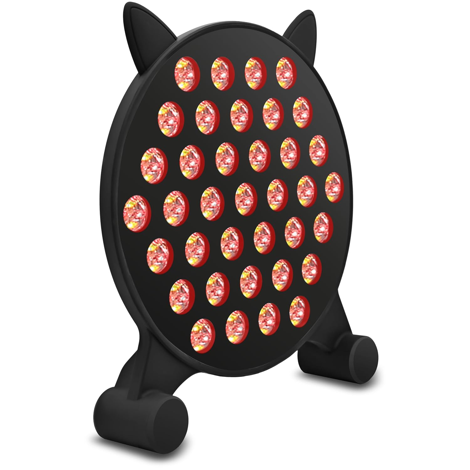 Lâmpada de Terapia com Luz Vermelha Cat-Face – Painel Infravermelho com 185 LEDs, 5 Níveis de Brilho e Ângulo Ajustável para Uso Fácil em Casa ou no Escritório
