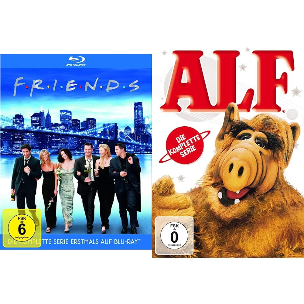 Friends - Die komplette Serie (20 Blu-rays) (+Bonus Blu-ray) & Alf - Die komplette Serie [16 DVDs]
