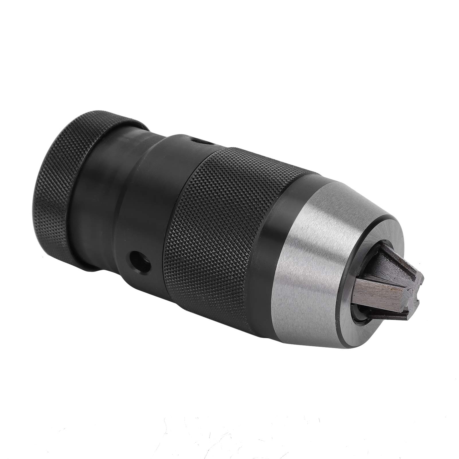 Mandrino per trapano autobloccante senza chiave B16 Precisione 0 16mm Adattatore per campo di serraggio per torni fresatrici Acciaio ad alta velocità Resistente al calore durevole