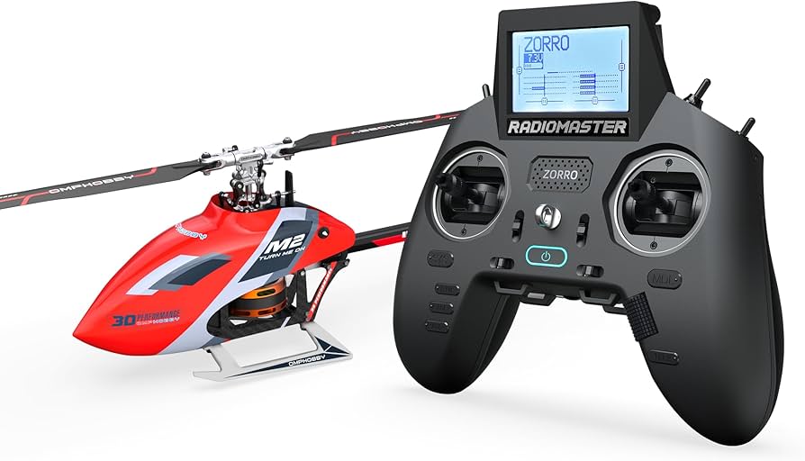 Amazon.com: OMPHOBBY M2 EVO MK2 Ready To Fly RC Helicopter Outdoor