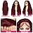 Pizazz 99J HD Lace Front Wigs Human Hair Pre Plucked 180 Density Burgundy Deep Wave Frontal Wigs 13x4 Natural Hairline Human Hair Wigs for Black Women(20 Inch)