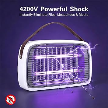 Bug Zapper, LED Mosquito Zapper Indoor, Sustainable Less Power, Durable High-Voltage Electric Mosquito Killer, Mosquito Trap Mosquito Killer Lamp, Bug Lamp Light for Home.Restaurant.
