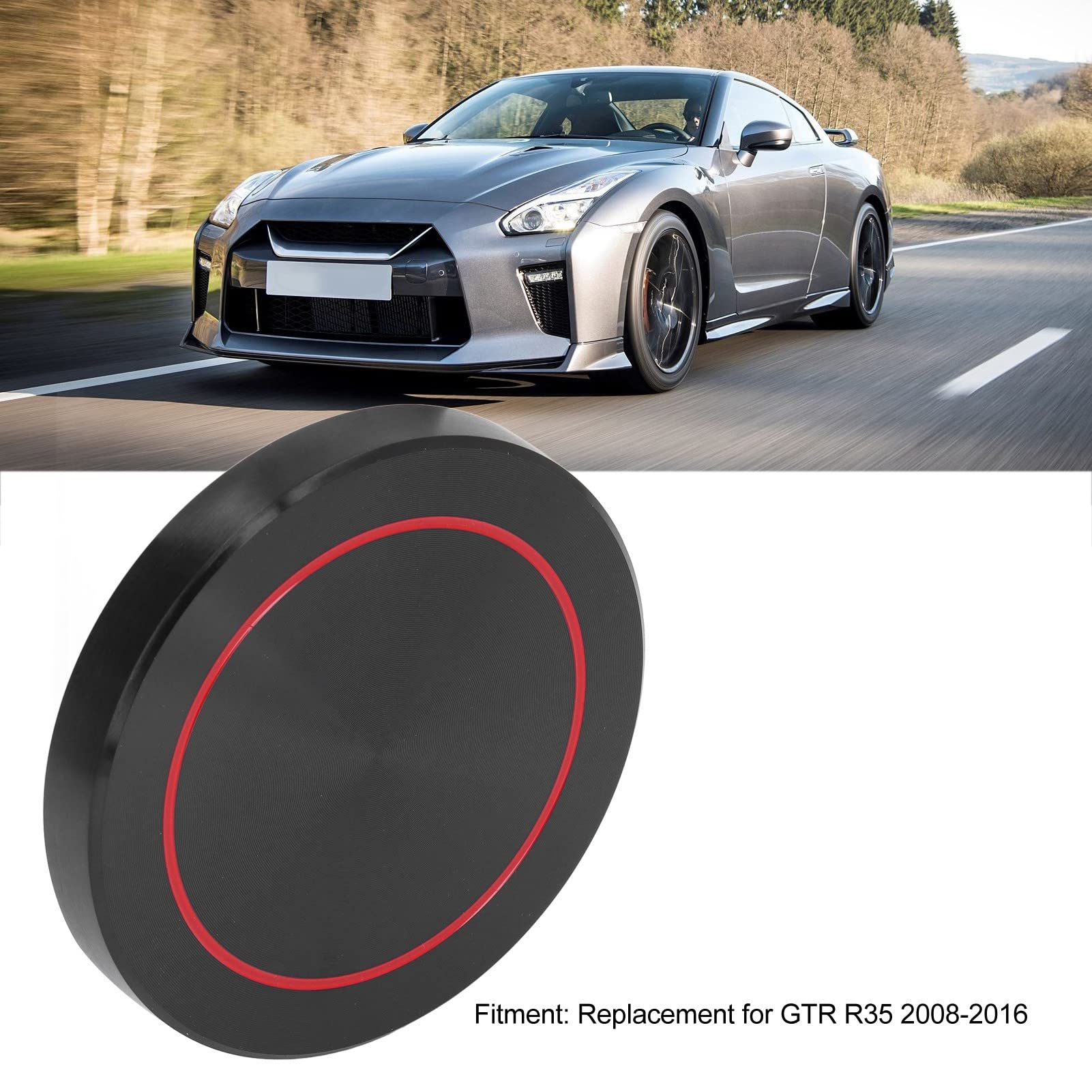 4 szt. Kołpak piasty koła ze stopu aluminium naklejka na piastę koła centralnego zamiennik dla GTR R35 2008-2016