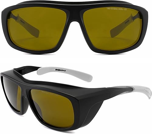 Miniatura 10 de Alsenor IPL 200nm-2000nm OD5+gafas de seguridad láser gafas de terapia de luz roja para bronceado gafas y tratamiento de depilación láser protección
