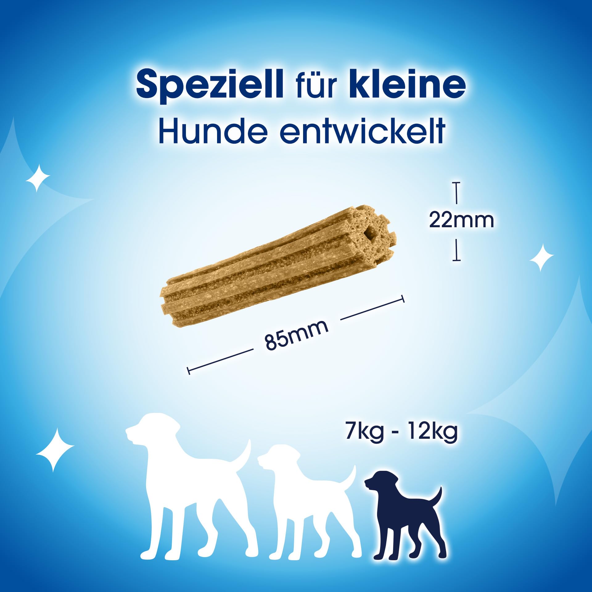 Dentalife PURINA przekąski do pielęgnacji zębów dla małych i dużych psów, zmniejszają tworzenie się kamienia nazębnego, 5 lub 6 sztuk, 6 x 115 g