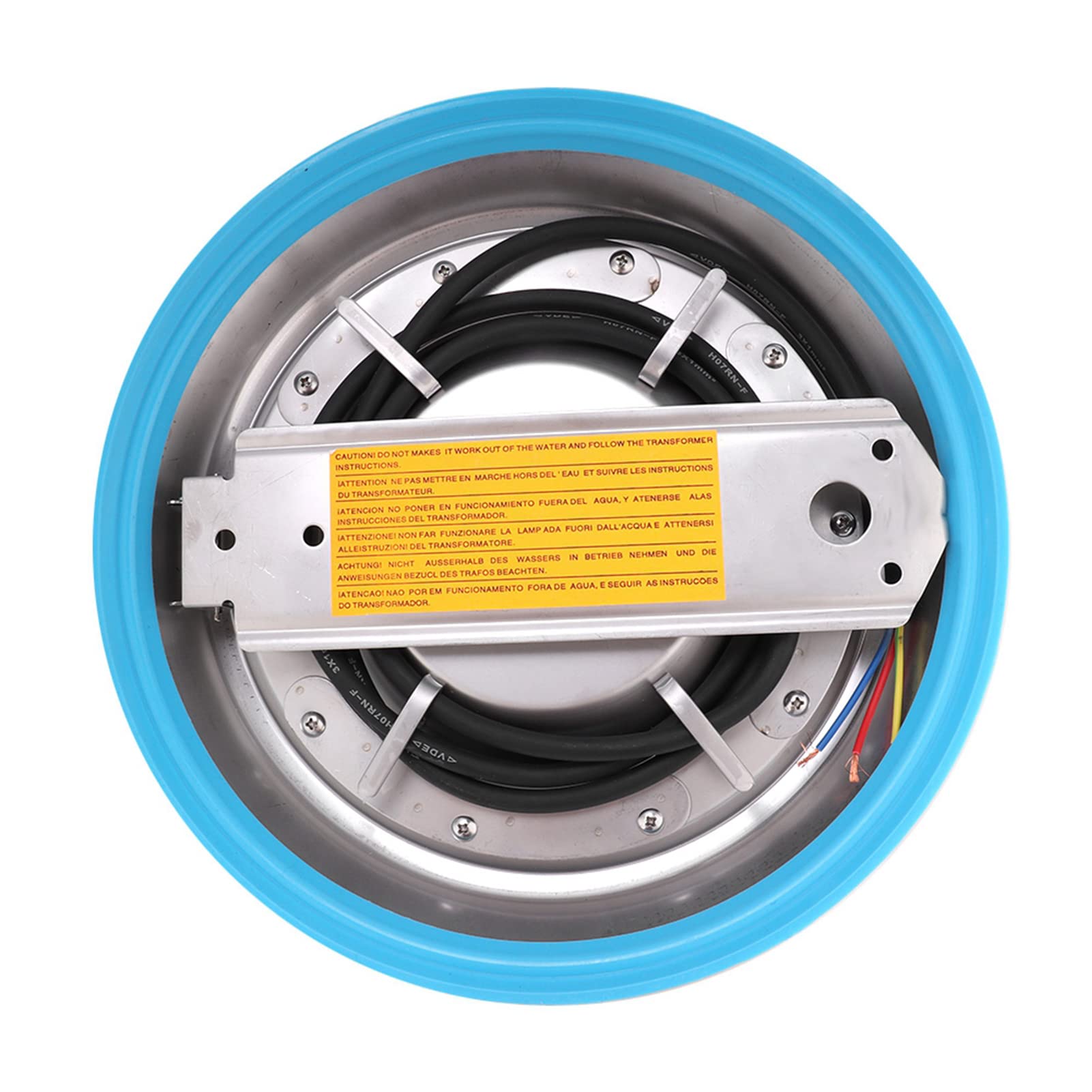 Lampada Subacquea RGB, Fontana Sommergibile in ABS 11,8x3 Pollici 35W AC12V con Telecomando 360 LED IP68 per Piscina, Stagno per Pesci, Giardino Roccioso, Fontana