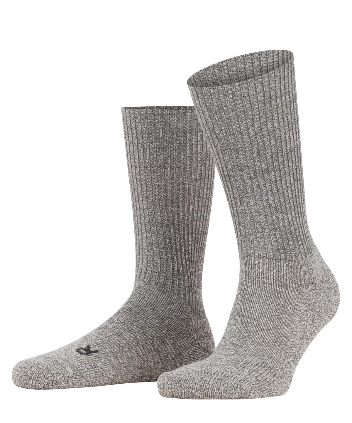 FALKE Unisex Walkie Ergo Socks, Merino Wool, Grey (Graphit Melange 3060), 11-12.5 (1 Pair)