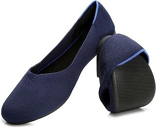 Sponsored Ad - HEAWISH Women’s Round Toe Ballet Flat Comfortable Flats Shoes Classic Casual Mesh Dress Shoes