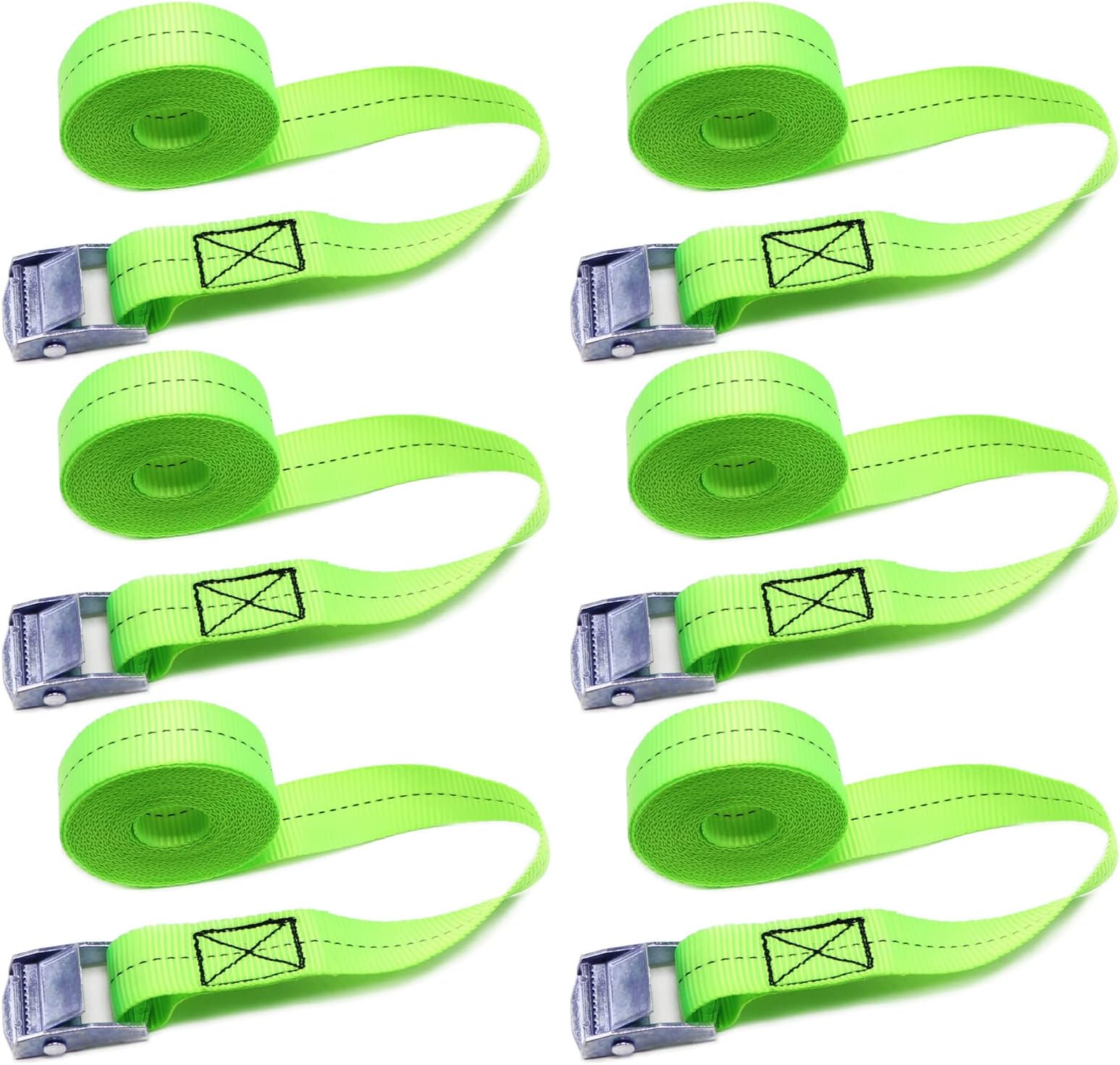 Zurrgurte Mit Klemmschloss & Gummischutz - 10 Stück Spanngurte 4m Für Auto & Transport