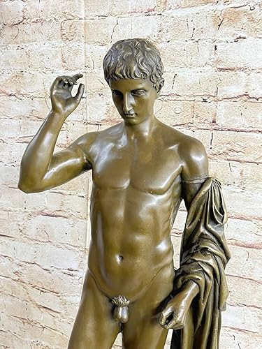 Miniatura 6 de Hermes Nude Male David Goliath Estatua de mármol de bronce Medici Palacio Florencia Regalo Regalo Arte Finery Brilliance Decor by Think Bronze