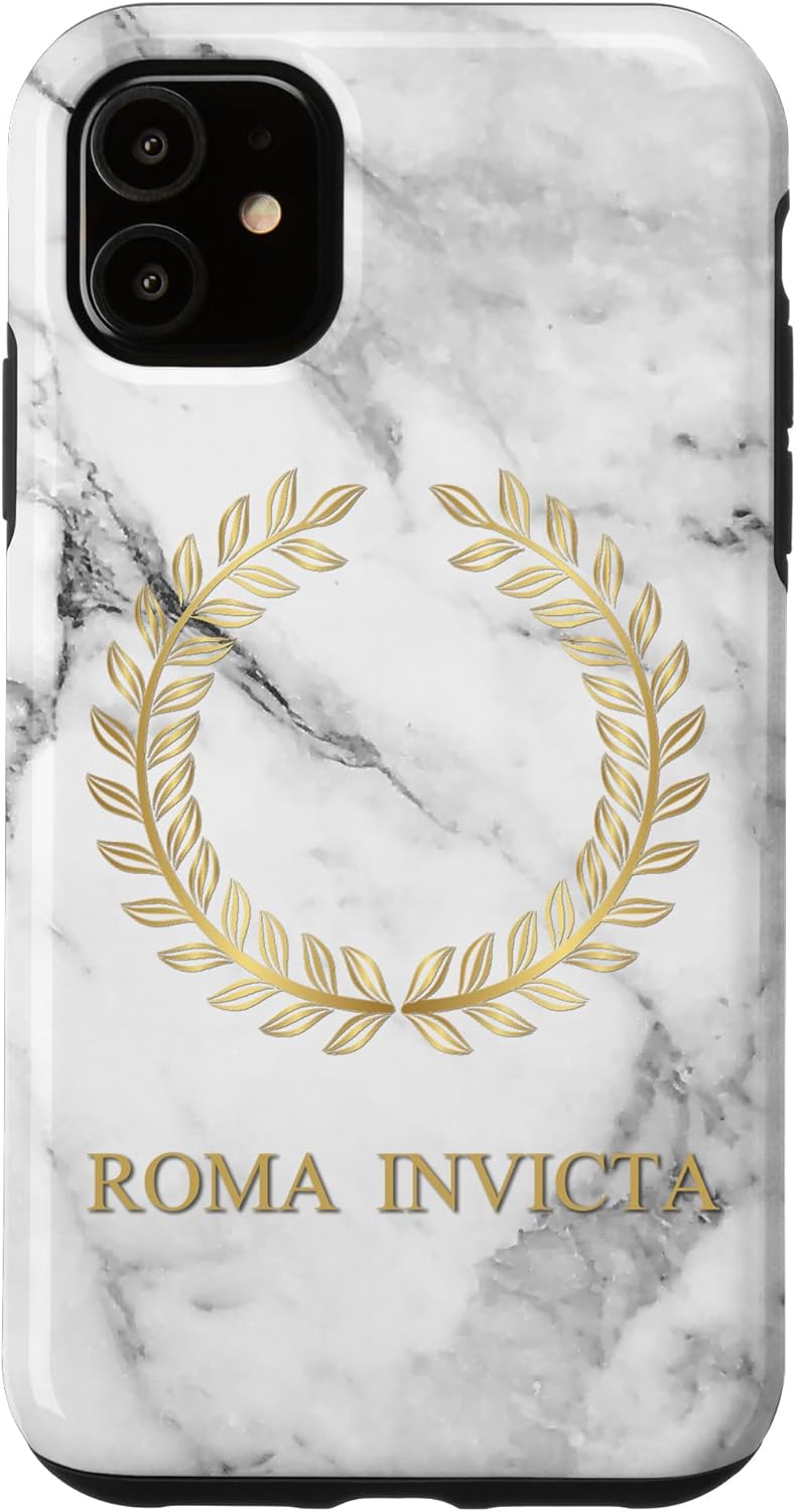 Roma Invicta | Ancient Roman Empire Latin Quote | SPQR Rome Case for iPhone 16