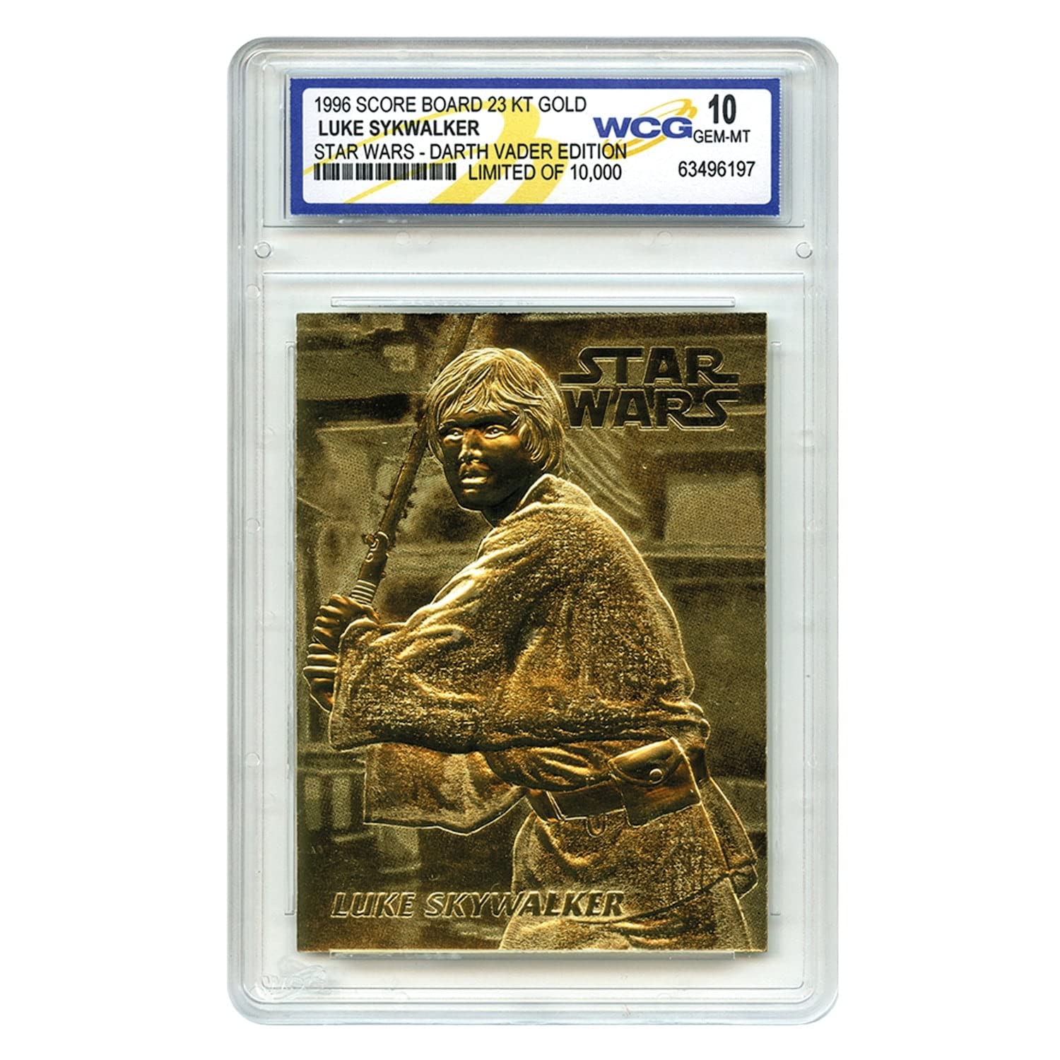 Amazon.com: Star Wars Set of 9 Official 23K Gold Cards Graded Gem