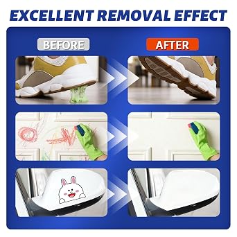 Adhesive Remover Spray, 15-Second Residue-Free Clean with Scraper, 5.03 oz | Remover for Glue, Stickers, Tape, Silicone, Grease, Gum & Wax Residue, Safe on Glass, Metal, Plastic, Wood & Hard Surfaces