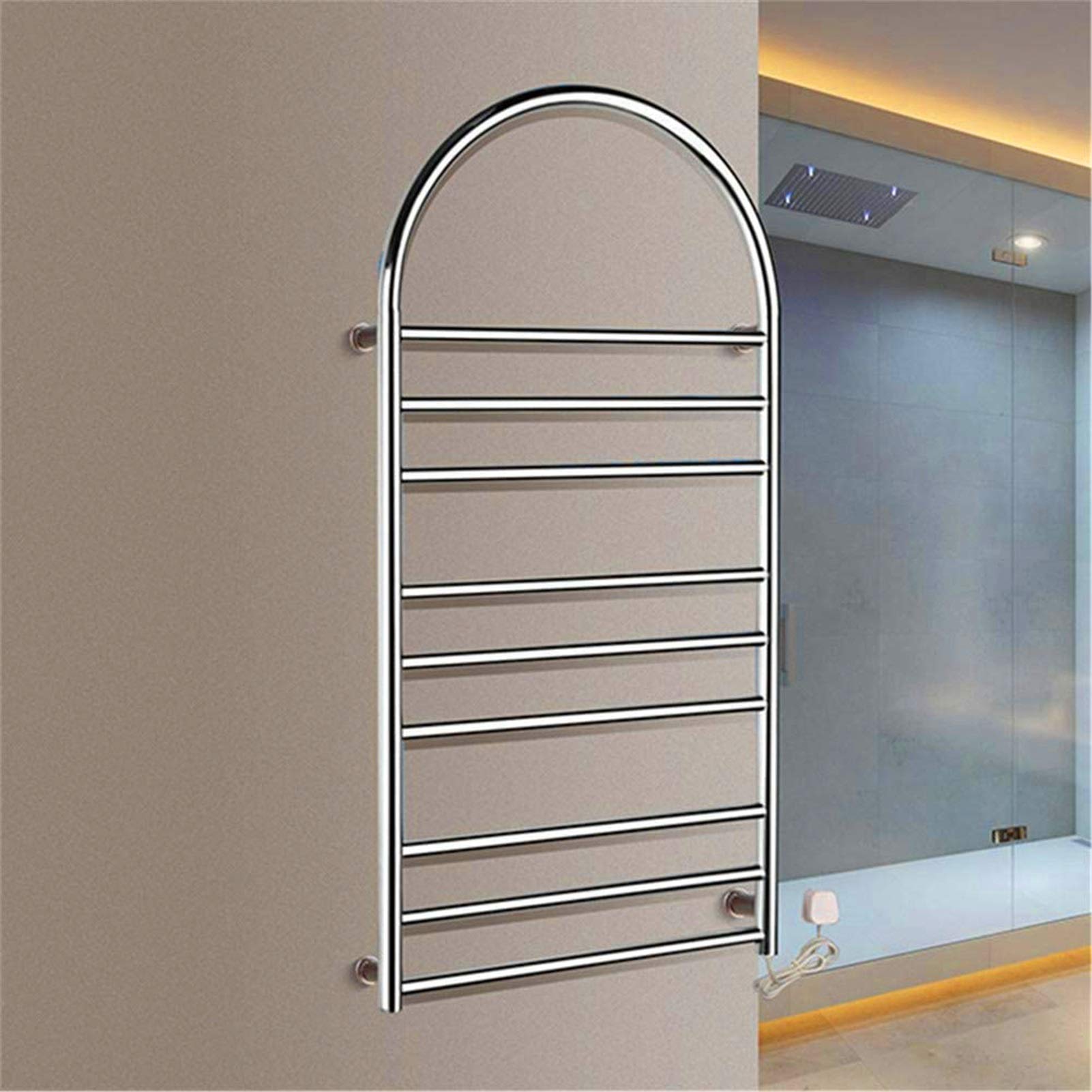 Amazon.com: Bathroom Wall Heater Towel Warmer,Heated Towel Rack, Towel  Warmer Rack Heated Wall Mounted 120W Stainless Steel IP56 Waterproof Rapid  Heating Towel Dryer Bathroom Accessories (Concealedwirin : Home u0026 Kitchen