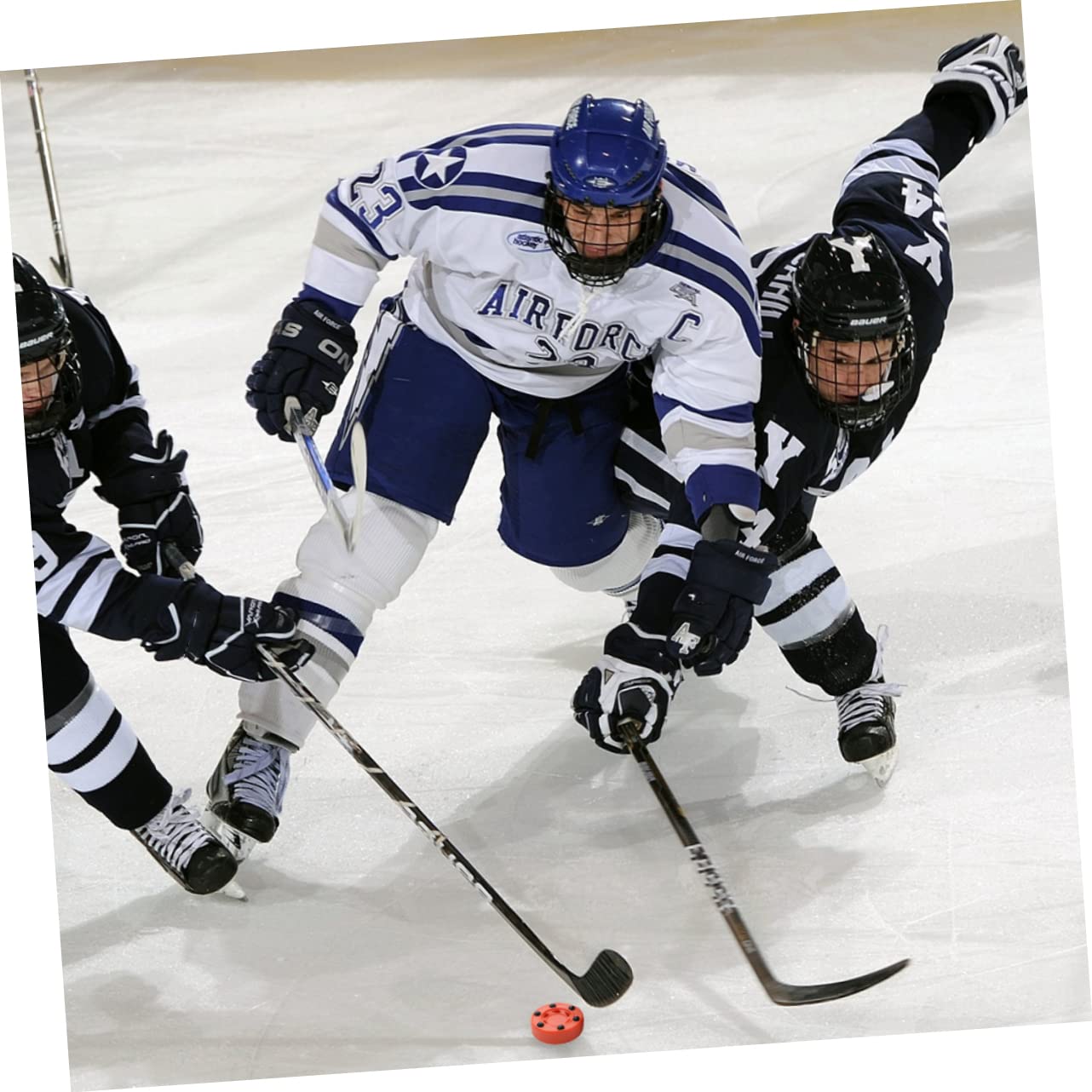 ibasenice Palet de Hockey à roulettes pour Entraînement et Compétition Rondelle de Roller pour Pratiquer Hockey de Matériau Composite et pour Adultes et Clubs
