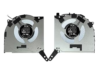 New Laptop CPU + GPU Cooling Fans for Lenovo Legion 5 15IAH7H, 5 15IAH7H, 5 Pro 16ARH7H, Model 12V 1A, PN DFSCL12E16486Q, BAPA0810R2HY001, 5H40S20492, 5H40S20488, 5H40S20515, 5H40S20489