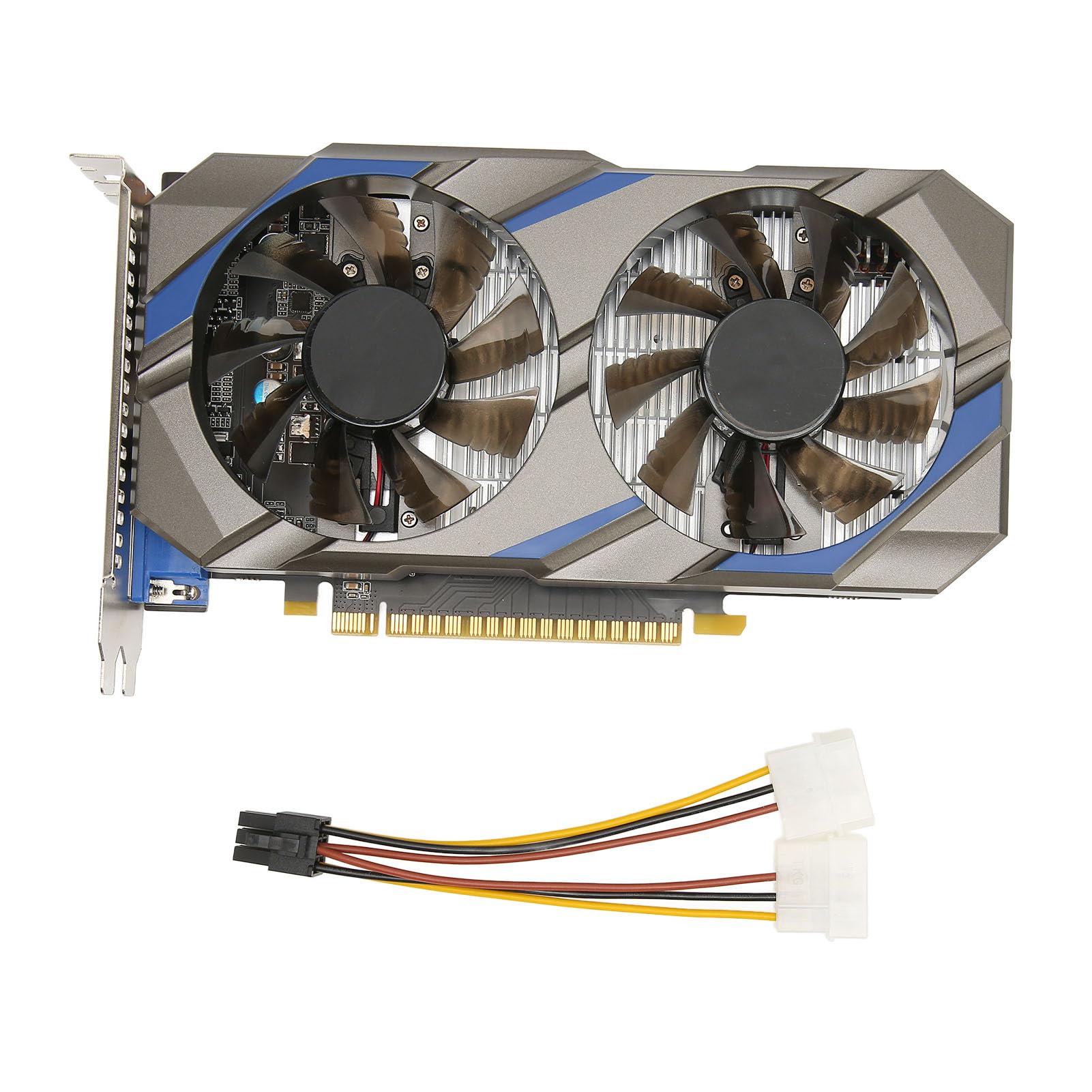 Karta graficzna, karta do gier GPU do PC DisplayPort DVI D Podwójny wentylator System chłodzenia Komputerowe gry 4 GB GDDR5 128bit gra wideo