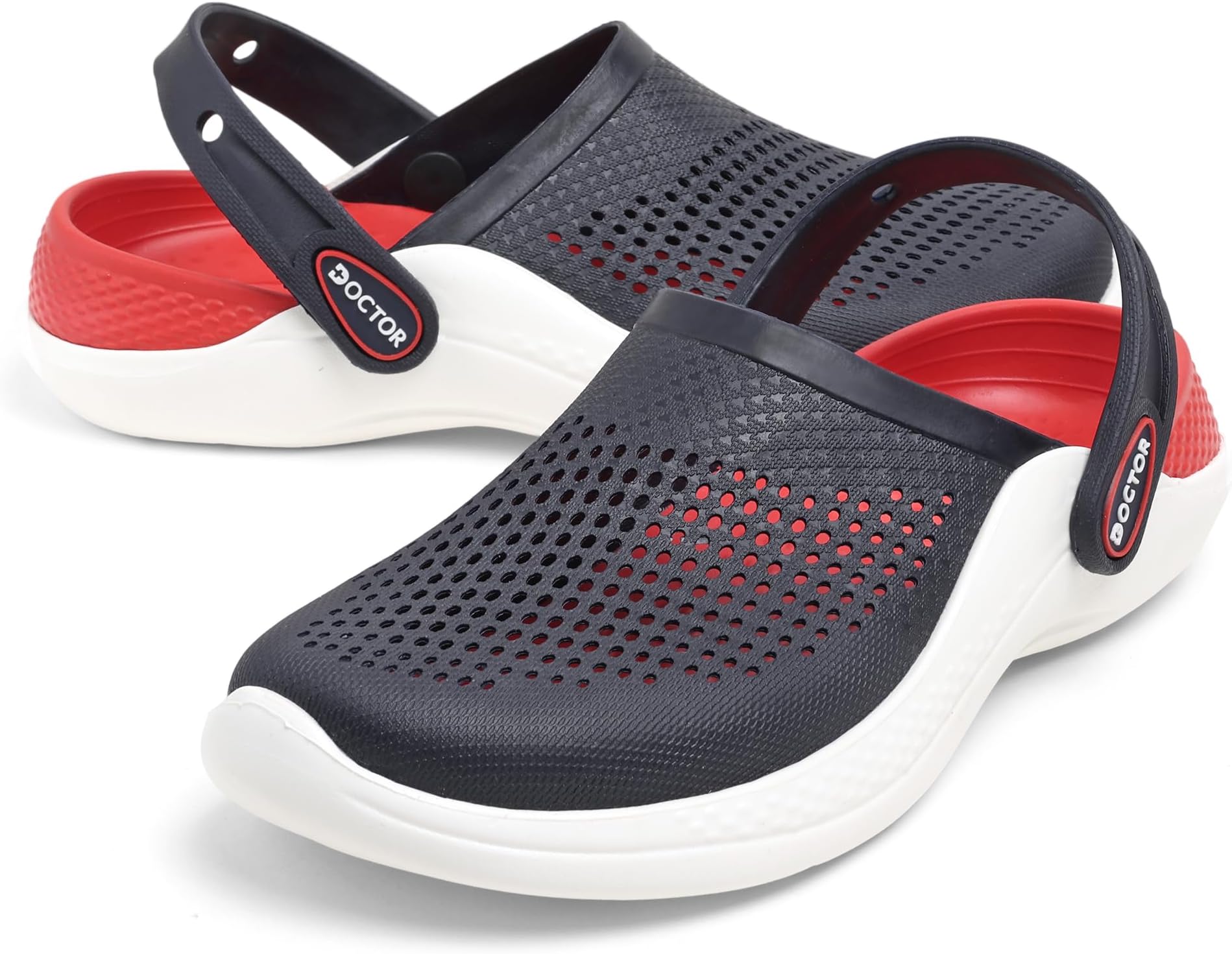 - Men EVA Clogs with Adjustable Back Strap | Lightweight Cushioned Footbed | Anti-Slip Sole | Everyday Wear Indoor & Outdoor Sandals for Men
