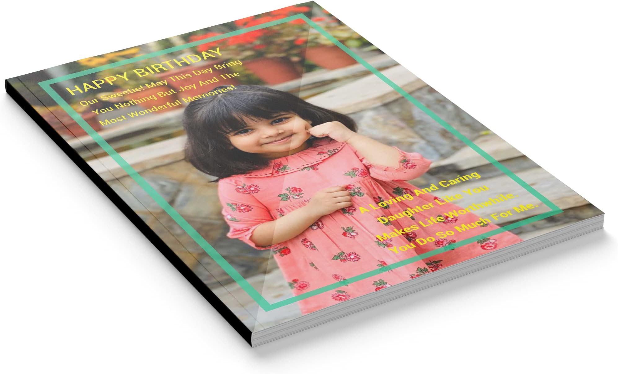 Personalized Magazine Style Photo Album For Birthday & Anniversery Gift (9"*11")(20 Pages)
