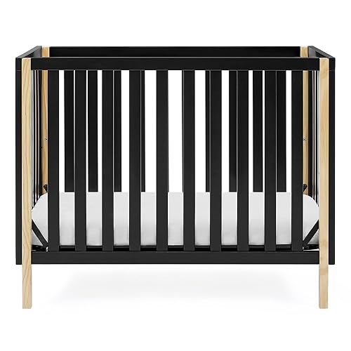 Miniatura 8 de Delta Children Mini cuna Gio con colchón de 2.75 pulgadas incluido, blanco biancanatural y Serta SleepTrue Mini colchón para cuna, núcleo de fibra