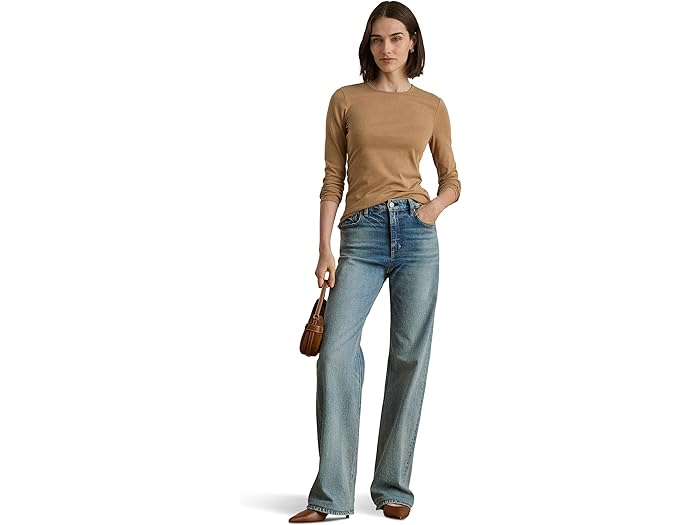 Cotton-Blend Long-Sleeve Top - Image 4